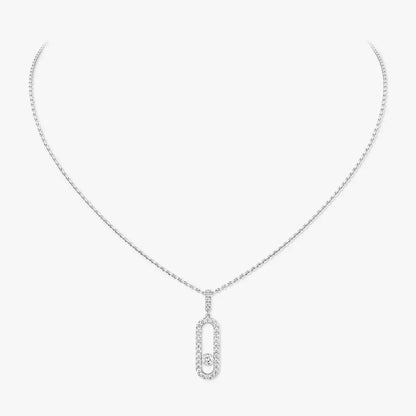 Messika Move Uno Pavé LM Diamond Necklace