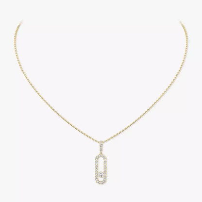 Messika Move Uno Pavé LM Diamond Necklace